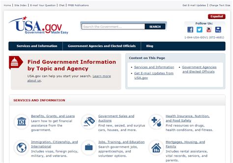 department in the government|united states government website directory.